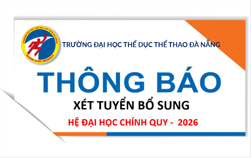 Thông báo xét tuyển bổ sung hệ đại học chính quy năm 2026